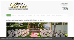 Desktop Screenshot of fincaelrocio.es